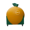 2019 cartoon shape of food cart orange watermelon food kiosk