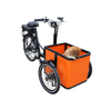 Adult Tricycle Mini Electric Mobile Cargo Bike Shopping Cart Trike Carrying Kids Children Pets Dog Bakfiets Customizable