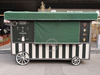 Fast Food Cart Street Snack Trailer Hand Push Truck with Wheels for Ice Cream Hot Dog Hamburg