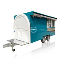 KN-KP420B Food Truck Trailer Mobile Kitchen Food Catering Trailers Fully Equipped