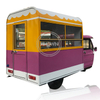Little Bee Model Mobile Electric Food Tricycle Cart with Two Side Stainless Steel Cabinet