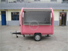 KN-220B Mobile Food Trailer Coffee Ice Cream Cart Hot Dog Red Wine Kiosks Van Truck with Cooking Equipment for Sale