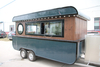 Mobile Boat Shape Food Trailer support Customization Outdoor Coffee Food Truck Cart for Sale