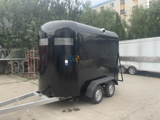 KN-YDR-300B Pizza Truck BBQ Kitchen Mobile Fast Food Restaurant Taco Cart Hot Dog Beer Bar Concession Food Trailer
