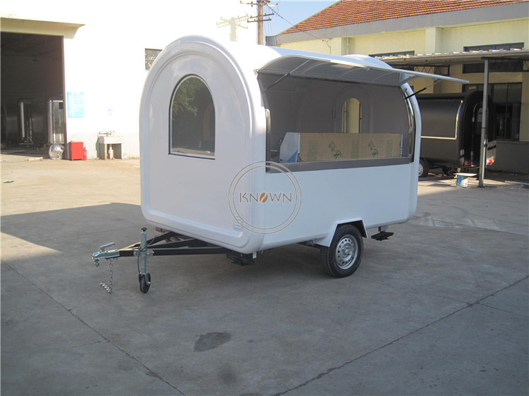 KN-220W China Mobile Potato Chips Making Machine Selling Food Trailer Outdoor Street Food Trailer Cart 