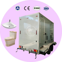 2023 Luxury Toilets Outdoor Custom Prefab Mobile Restroom Bathroom Trailer Truck With Shower