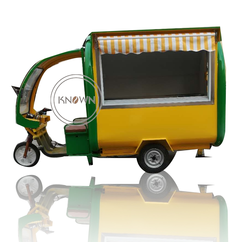 220G Hot Selling Street Electric Tricycle Food Cart for Food Truck Mini Machine Food Cart 