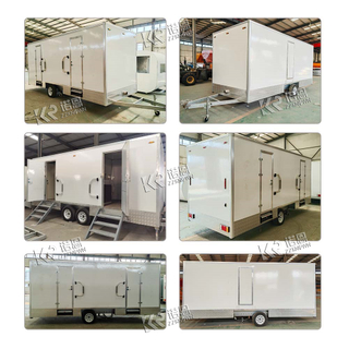 New Design Toilet Trailer 16 Persons Bathroom Cart Portable Bathroom Unit Shower And Toilet