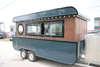 Mobile Boat Shape Food Trailer support Customization Outdoor Coffee Food Truck Cart for Sale