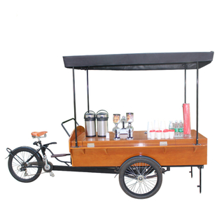 Multifunction Adult Tricycle Electric Cargo Bike Kiosk Mobile Food Display Cart for Sale Coffee Fruit Beer on The Street
