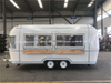 New Fashionable Hot Dog Food Trailer Bakery Outdoor Food Kiosk Mobile Pizza Food Cart with Free Waffle Maker