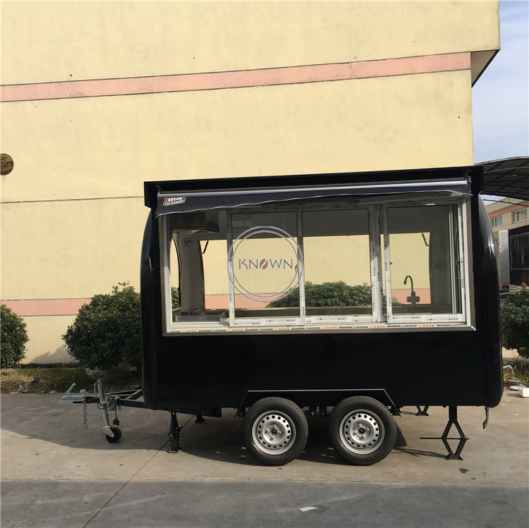 KN-300H Custom Food Truck Fast Food Car Snack Car Outdoors Mobile Food Trailer 