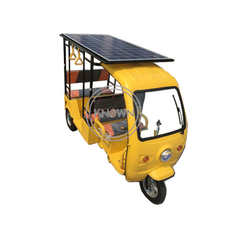 OEM Commercial 6 Passengers Electric Car Solar Tricycle Scooter Three Wheel Tuk Tuk with CE ISO