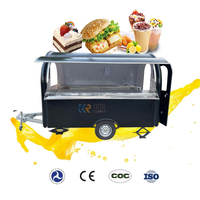 KN-FR-300W Mobile Food Truck Food Trailer Coffee Concession Trailers Small food concession trailer
