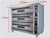 High Quality 9 Gas Oven Oven / Bakery Cake Shop Baking Equipment
