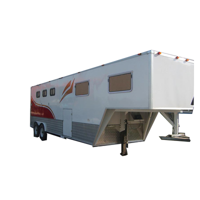 Factory supply galvanized economic horse straight load trailer for horse